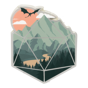 Enamel Pin: Scenic D20