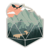 Enamel Pin: Scenic D20