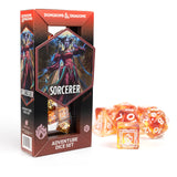 D&D: Adventure Dice Set - Sorcerer Orange