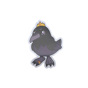 Squishable King Raven Sticker