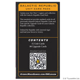 Star Wars Legion: Galactic Republic Unit Card Pack