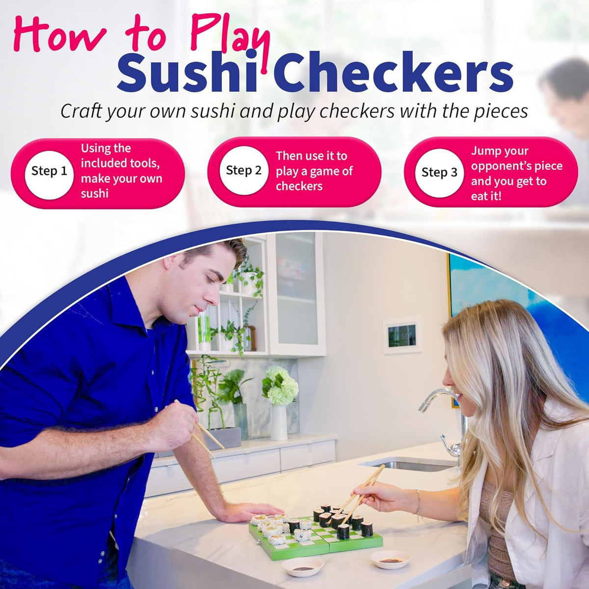 Sushi Checkers – Little Shop of Magic