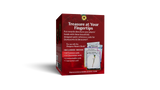 Red box with game components on a white background