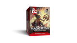Card game box titled 'Magic Items' with a fantasy design on a white background