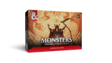 Card game box titled 'Monsters' with fantasy design on a white background