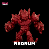 Red robot-like figure with 'Turbo Dork' branding on a black background