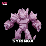 Purple superhero figurine with 'Turbo Dork' branding on a black background