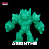 Green monster figurine with 'Turbo Dork' branding on a black background