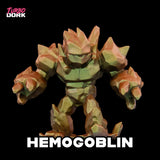 Hemogoblin figurine with 'Turbo Dork' branding on a black background