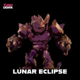 Toy figure named 'Lunar Eclipse' with a dark background and 'Turbo Dork' branding.