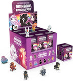 Unstable Unicorns Rainbow Apocalypse vinyl mini series packaging with figures displayed.