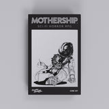 Book cover of 'Mothership Sci-Fi Horror RPG' with an astronaut illustration on a gray background