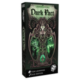 Dark Pact card game box with fantasy design on a white background
