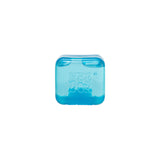 Blue rectangular container with a lid on a white background