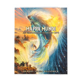 Cover of 'Mappa Mundi' with a dragon and natural landscape illustration.