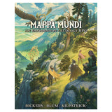 Book cover of 'Mappa Mundi' with a fantasy landscape and characters.