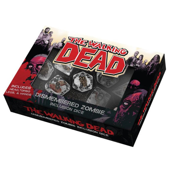 The Walking Dead: Dismembered Zombie Inclusions Dice Set