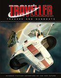 Cover of 'Traveller: Traders and Gunboats' with space ships in the background