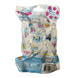 Toy packaging with character illustrations and product details on a white background
