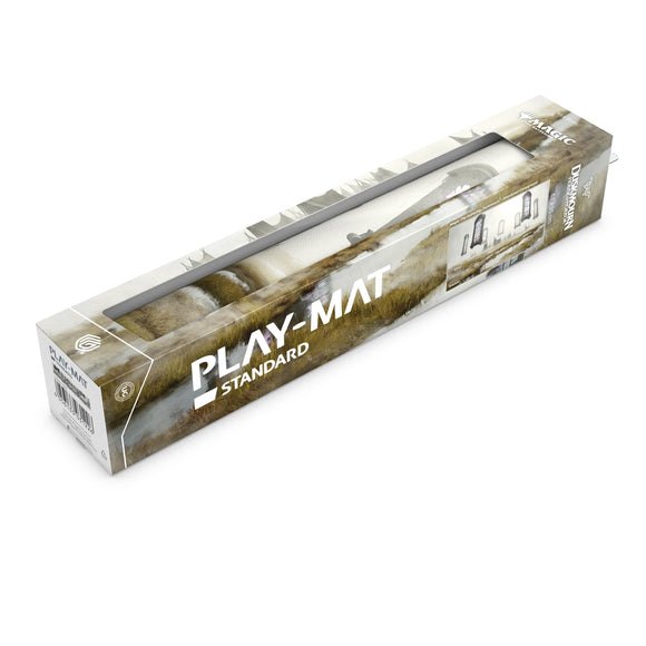 Boxed play mat with clear window on a white background