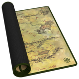Playmat with map design on a white background