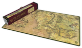 Playmat with map design and packaging on a white background