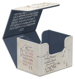 Card holder with text and design on a white background