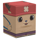 Hexagonal container with a cartoon bear design on a white background