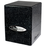 Deck Box: Satin Cube - Glitter Black
