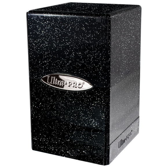 Black speckled card deck box with Ultra Pro logo on a white background
