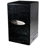 Black speckled card deck box with Ultra Pro logo on a white background