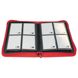 Ultra Pro: PRO-Binder - 4-Pocket - Zippered - Vivid - Red