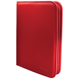 Ultra Pro: PRO-Binder - 4-Pocket - Zippered - Vivid - Red