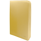 Yellow zippered case on a white background