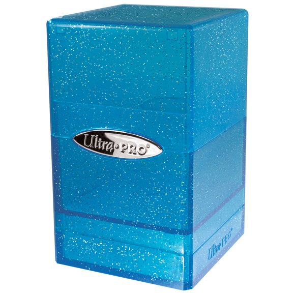 Deck Box: Satin Tower - Glitter Blue