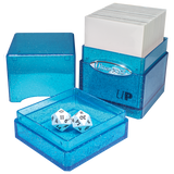 Deck Box: Satin Tower - Glitter Blue