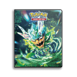Pokémon Trading Card Game card with a colorful and dynamic design on a green background