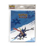 Pokémon trading card game 9-pocket portfolio with character design on a transparent background