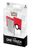 Pokemon trading card game packaging with Ultra Pro One-Touch Edge on a white background