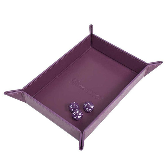 Magnetic Foldable Dice Tray: Vivid - Midnight Plum