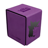 Purple card storage box with Gengar design featuring Ultra Pro branding on a white background