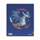 Pokemon Charizard design on a blue folder with Ultra Pro branding