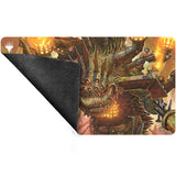 Fantasy-themed mouse pad with detailed design on a white background