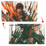 Magic the Gathering: Final Fantasy - Clive, Ifrit’s Dominant / Ifrit, Warden of Inferno Double-Sided Playmat