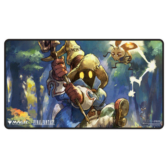 Game-themed mouse pad with character design on a white background