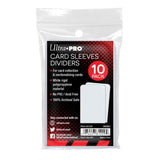 Ultra PRO: Card Dividers - Semi-Rigid - White (10)