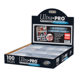 Ultra Pro: Pages - Premium Series - 9-Pocket - Secure Page - Clear - Display Box (100)