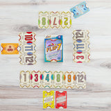 Flip 7 game cards and packaging on a wooden surface