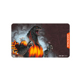 Playmat with a dragon design and Universus logo on a white background