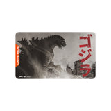 Godzilla-themed mouse pad with iconic design and 'Godzilla' text in red.